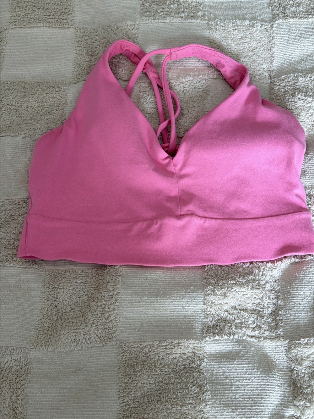 Athleta small D-DD Pink Women's Bralette with Strappy Back